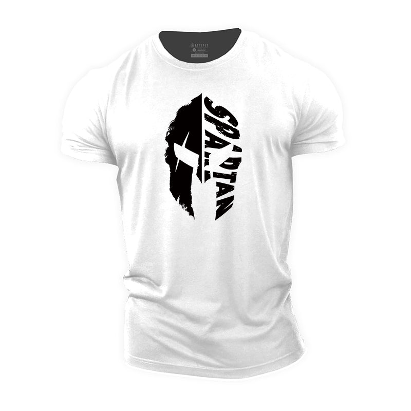 Spartan Graphic Cotton T-shirt