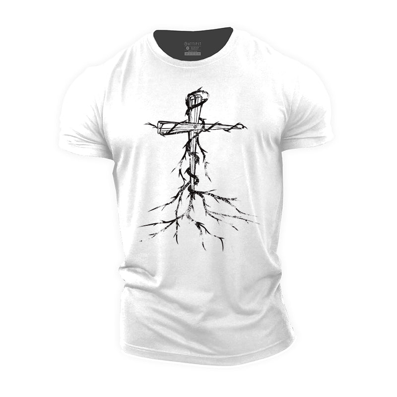 Cross Thorns Cotton T-Shirts