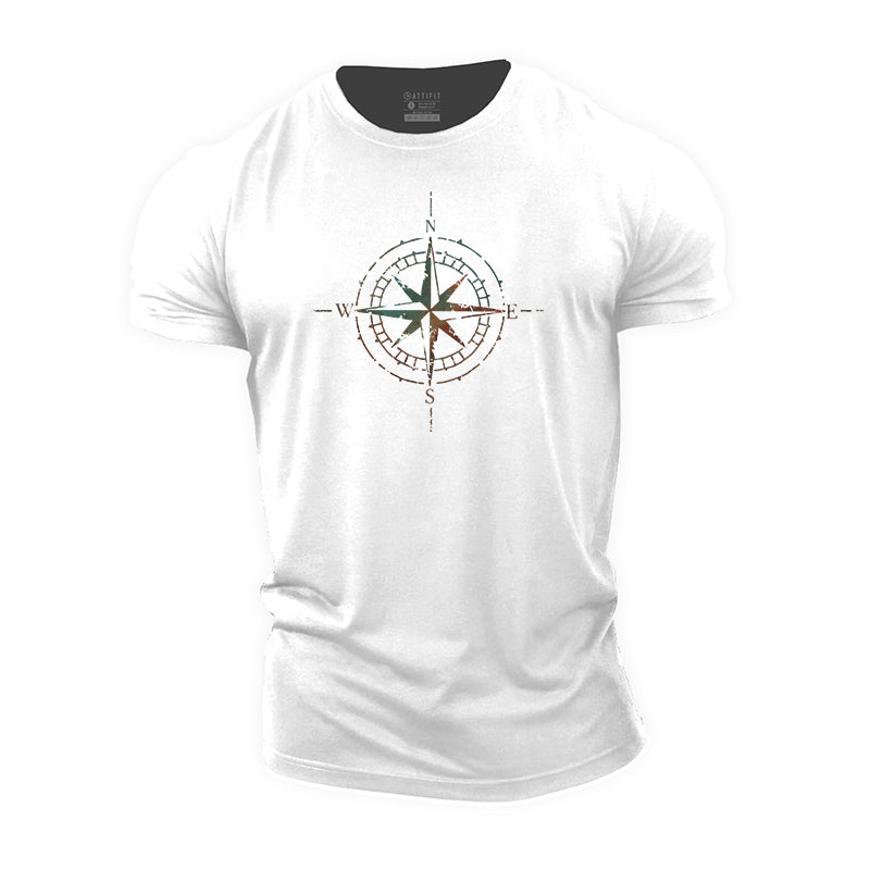 Compass Cotton T-Shirt