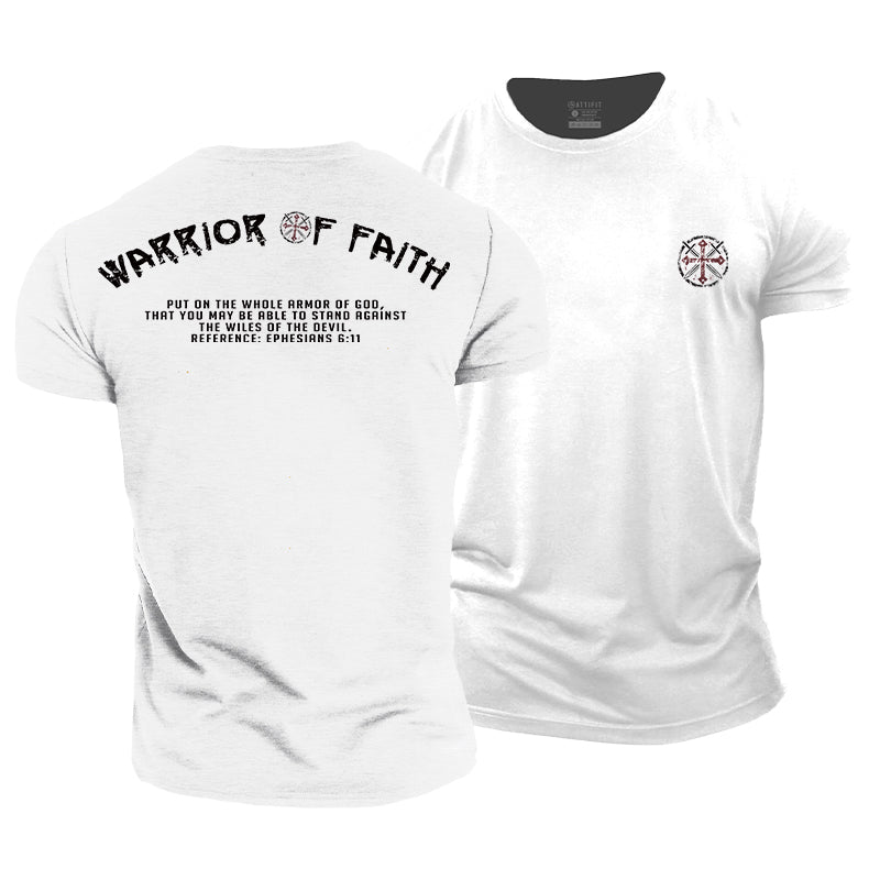 Warrior Of Faith Cotton T-Shirts