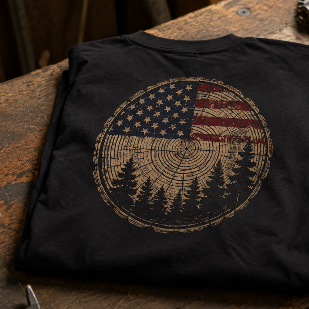 Rings of Freedom Cotton T-Shirt