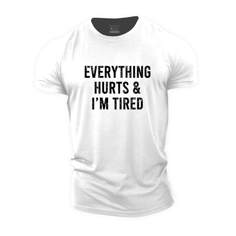 I'm Tired Graphic Cotton T-Shirt