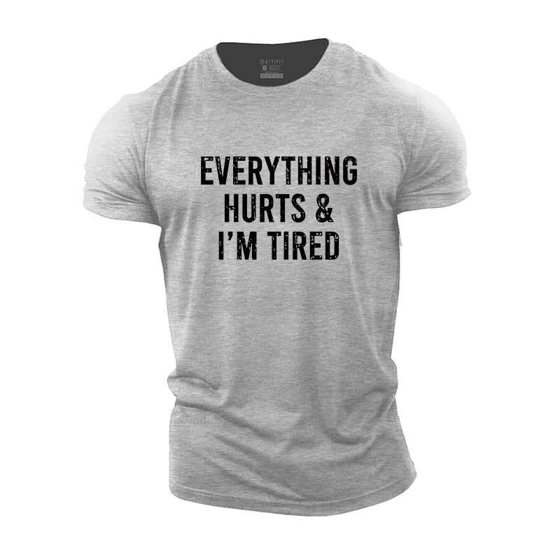 I'm Tired Graphic Cotton T-Shirt