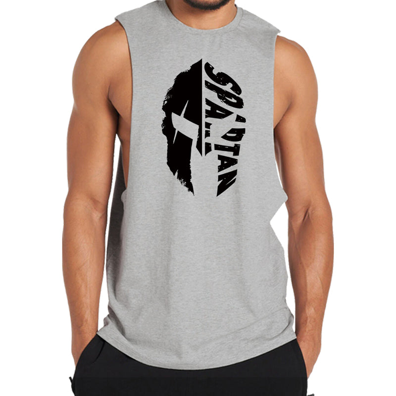 Spartan Helmet Graphic Tank Top