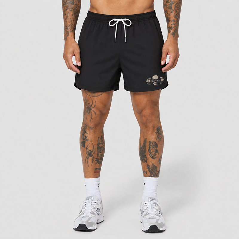 Old Man Gym Skull 5-Inch Quick-Dry Shorts