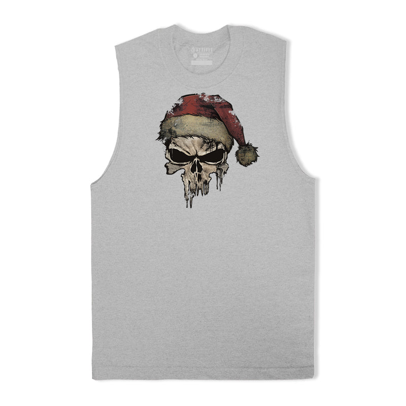 Christmas Skeleton Graphic Tank Top