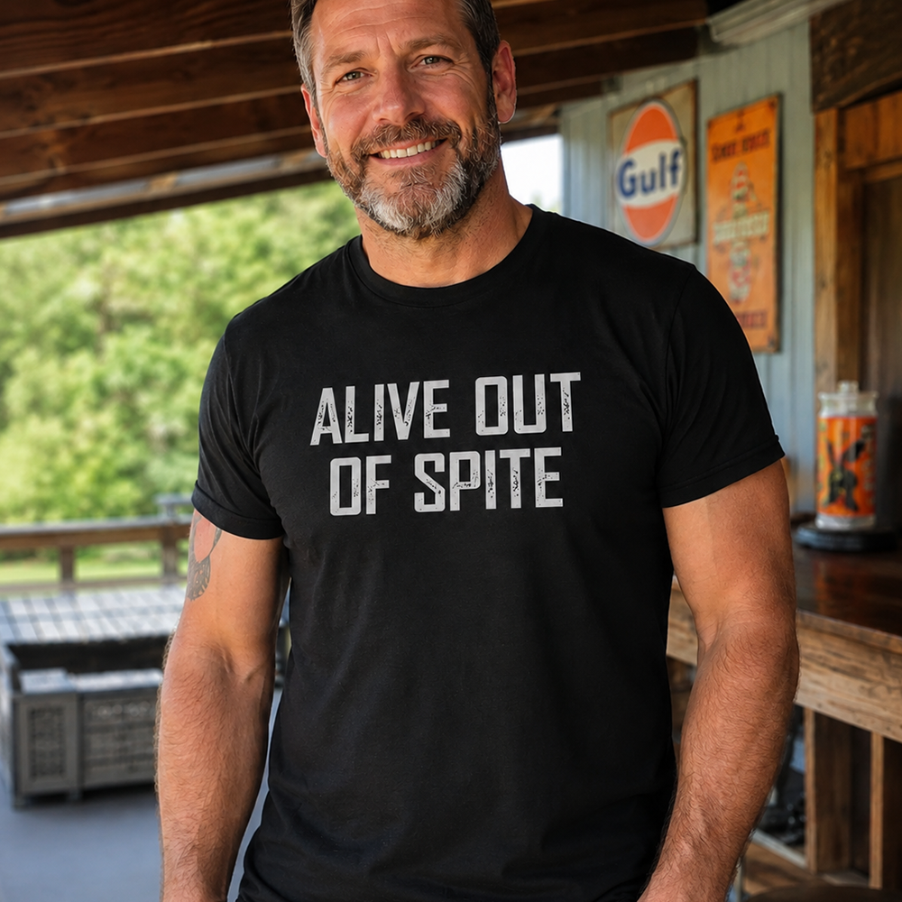 Alive out of Spite Cotton T-Shirt
