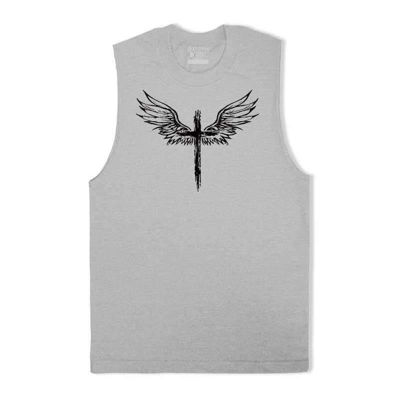 Wing Cross Graphic Tank Top