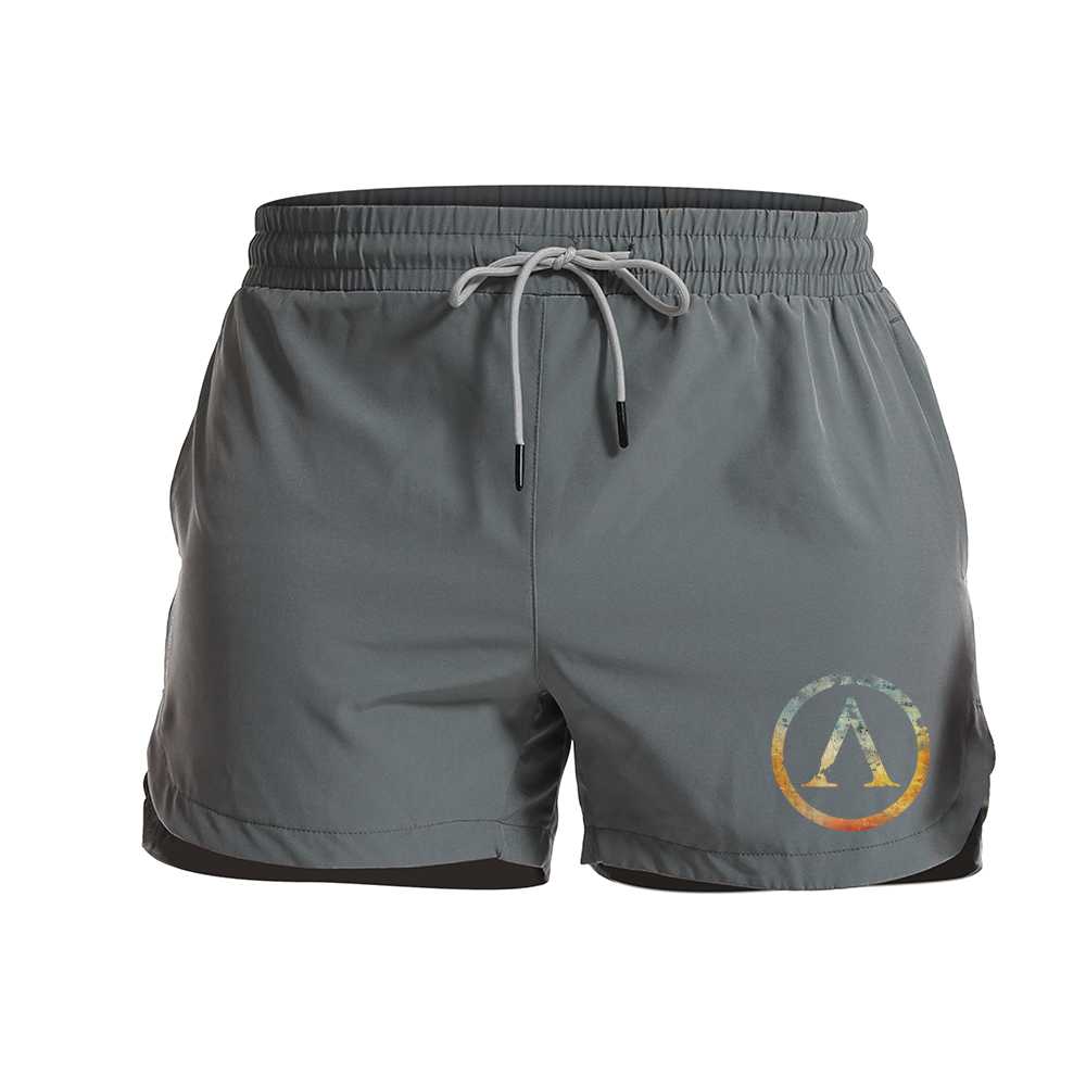 Men's Quick Dry Spartan A Graphic Shorts