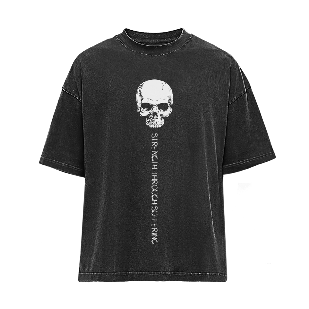 Skull Strength Vintage T-Shirt