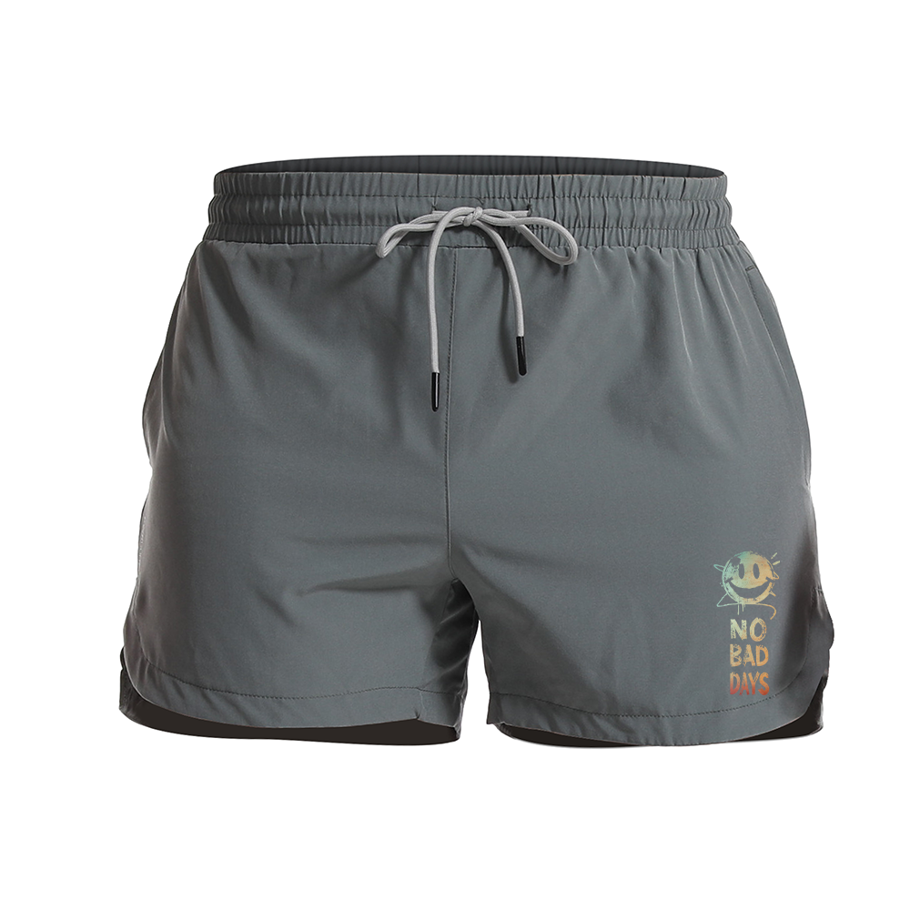 No Bad Days Athletic Quick-Dry Shorts