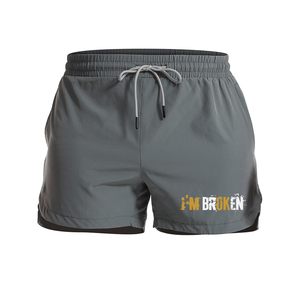 I Am Ok Athletic Quick-Dry Shorts