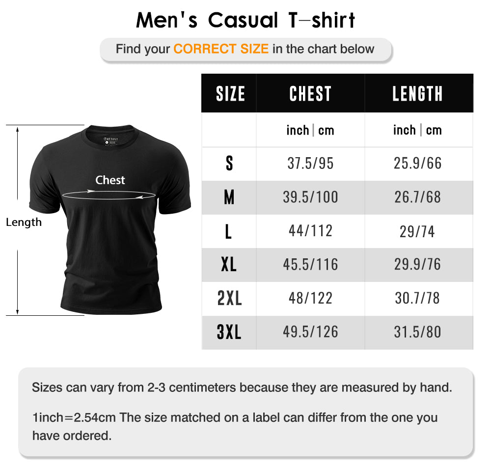 Cotton Men's Graphic T-shirts For Father's Day
