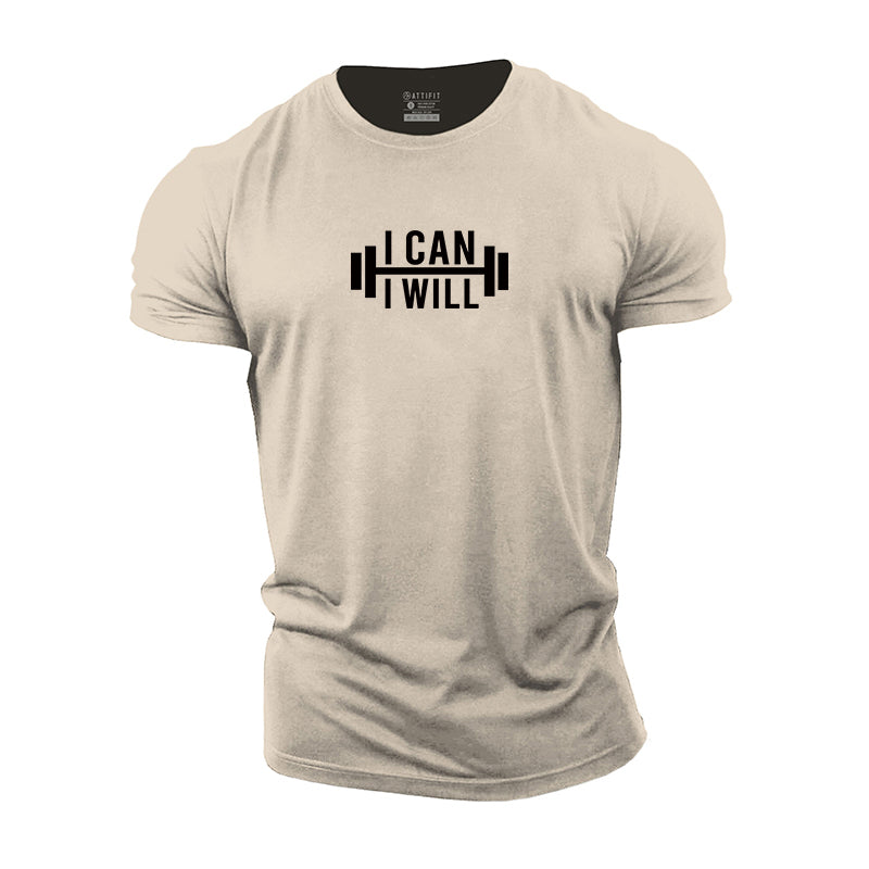 I Can I Will Cotton T-Shirts