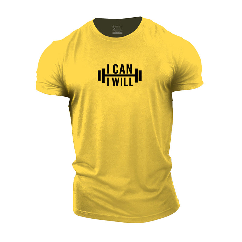 I Can I Will Cotton T-Shirts