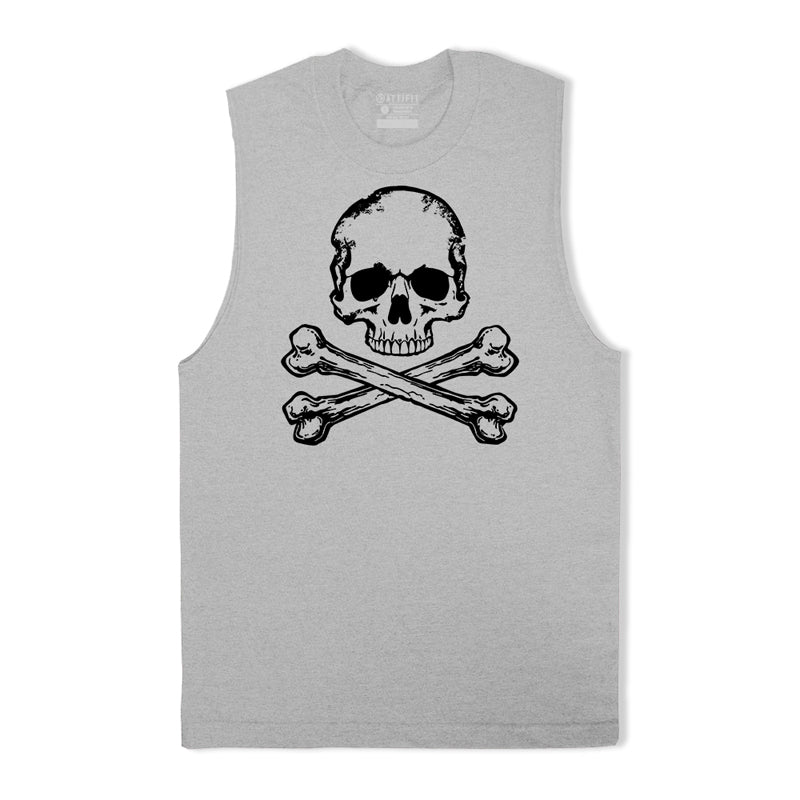 Skull Bones Print Tank Top
