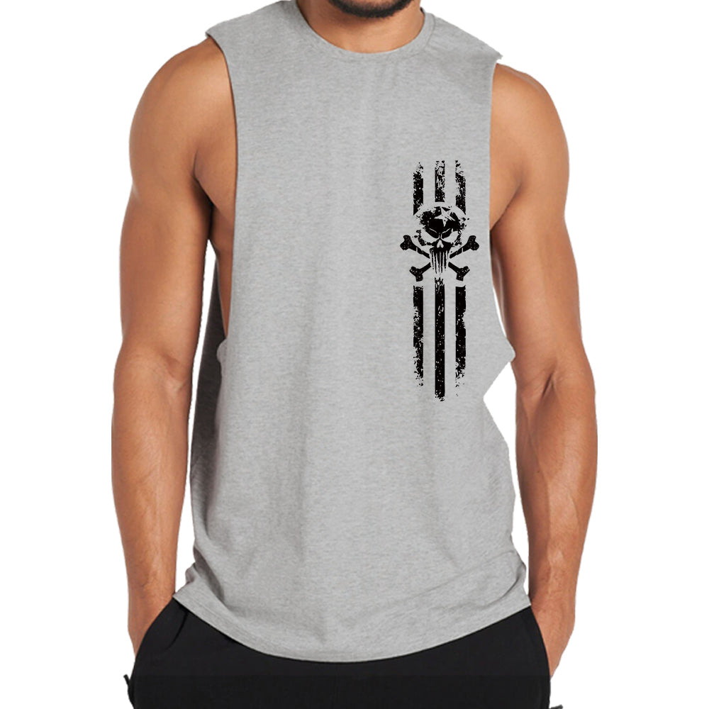 Star Skull Graphic Tank Top