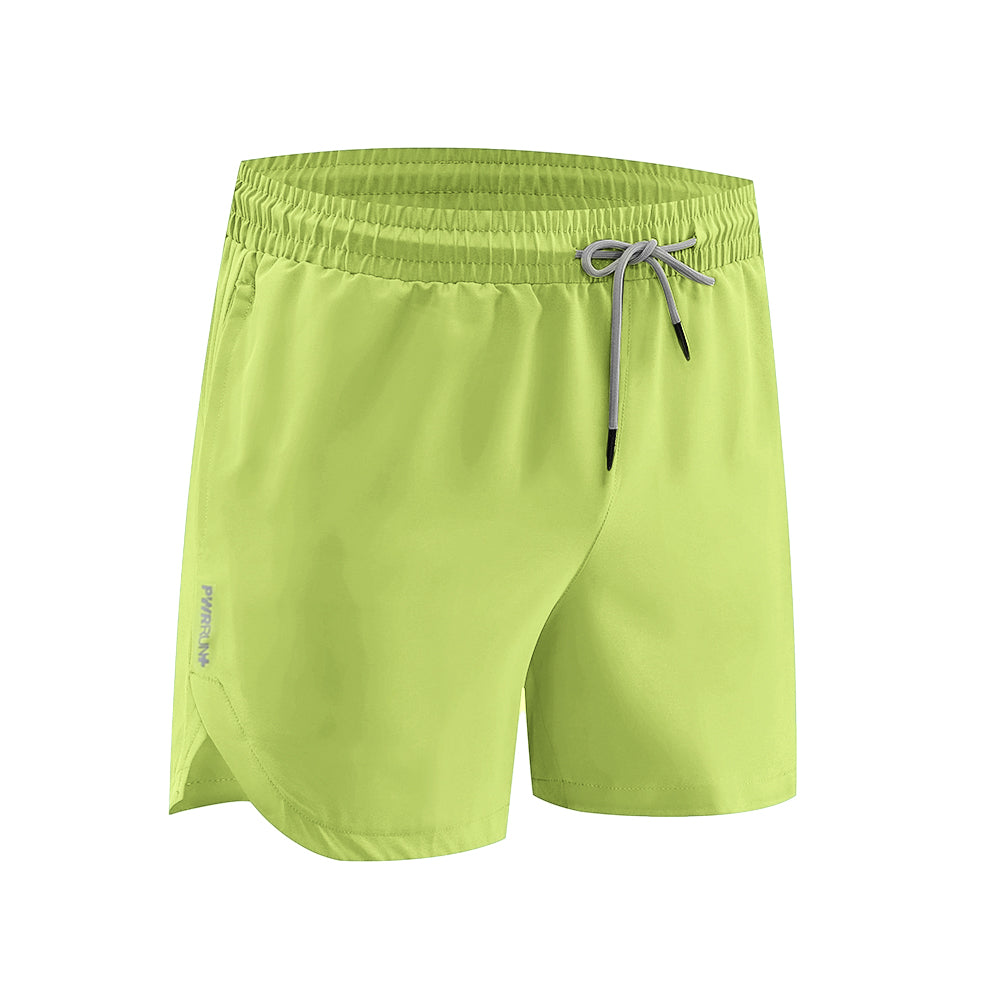 Men's Quick Dry Lightweight Workout Shorts - Yellow Green