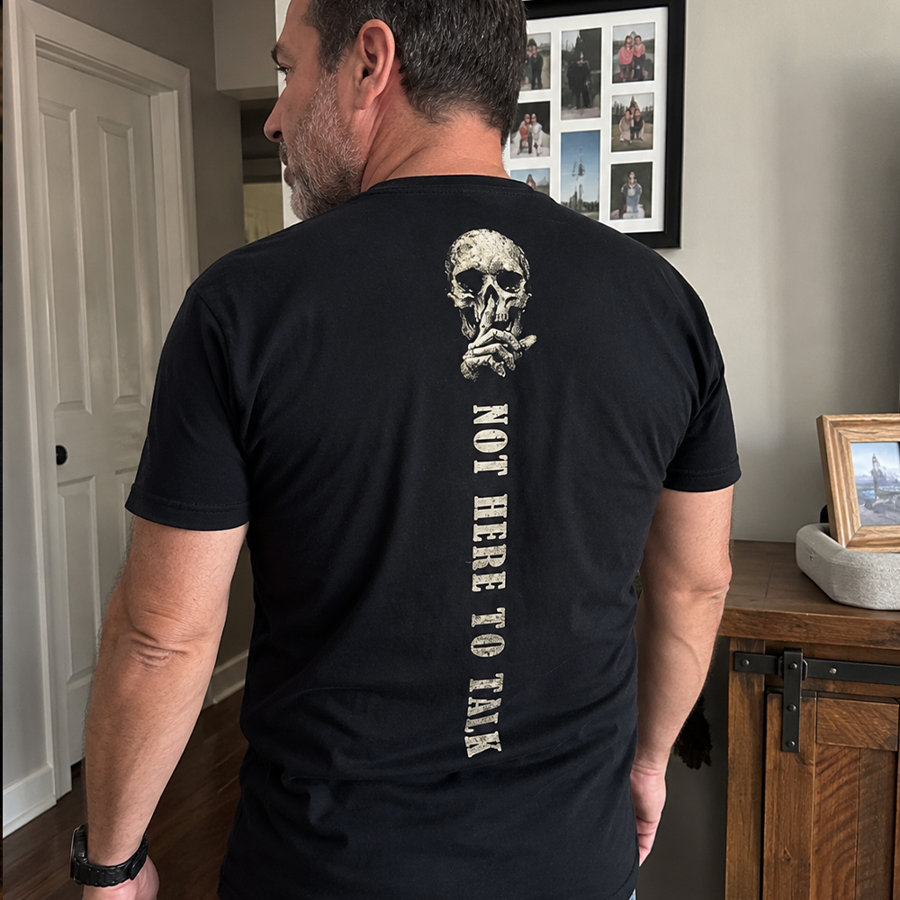 Not Here to Talk Cotton T-Shirt