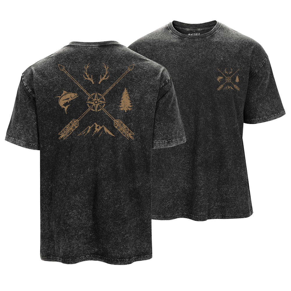 Compass Nature Vintage T-Shirt