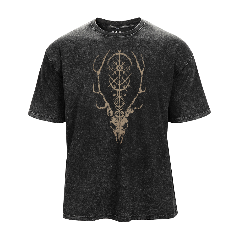 Viking Elk Vintage T-Shirt
