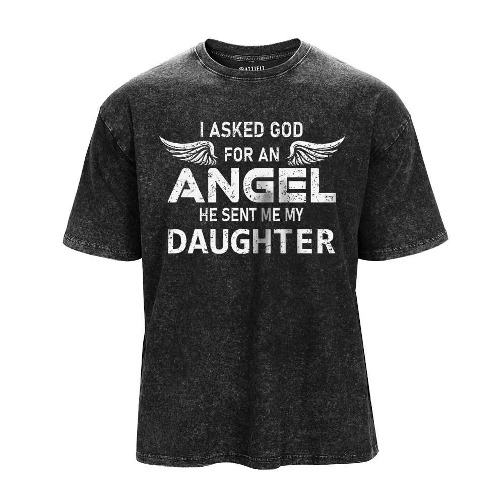 He Sent Me My Daughter Vintage T-Shirt