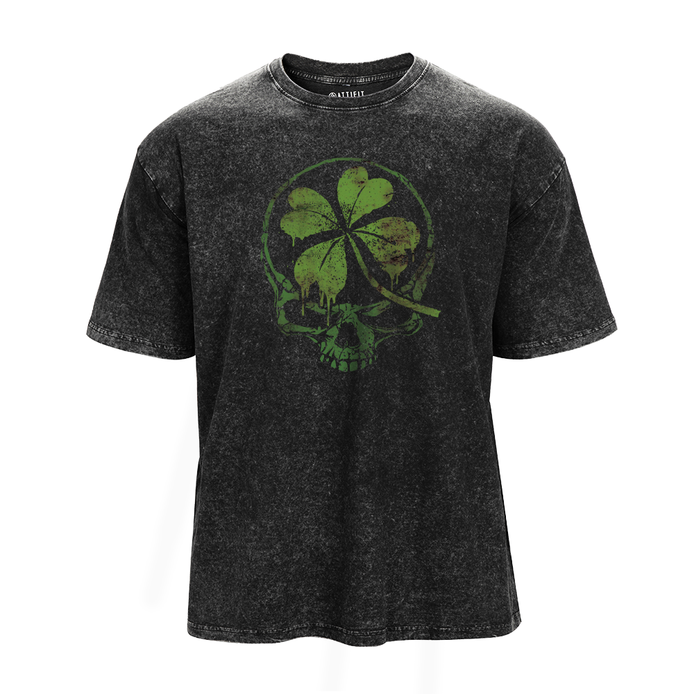 St.Patrick's Lucky Skull Vintage T-Shirt
