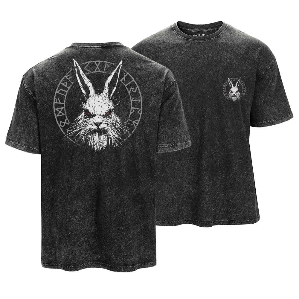 Viking Rabbit Vintage T-Shirt