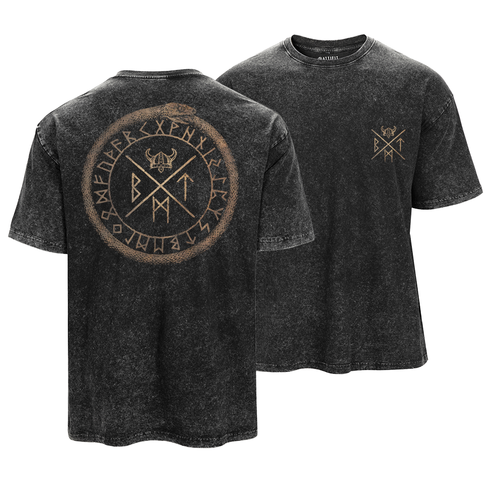 Viking Strength Rune Vintage T-Shirt