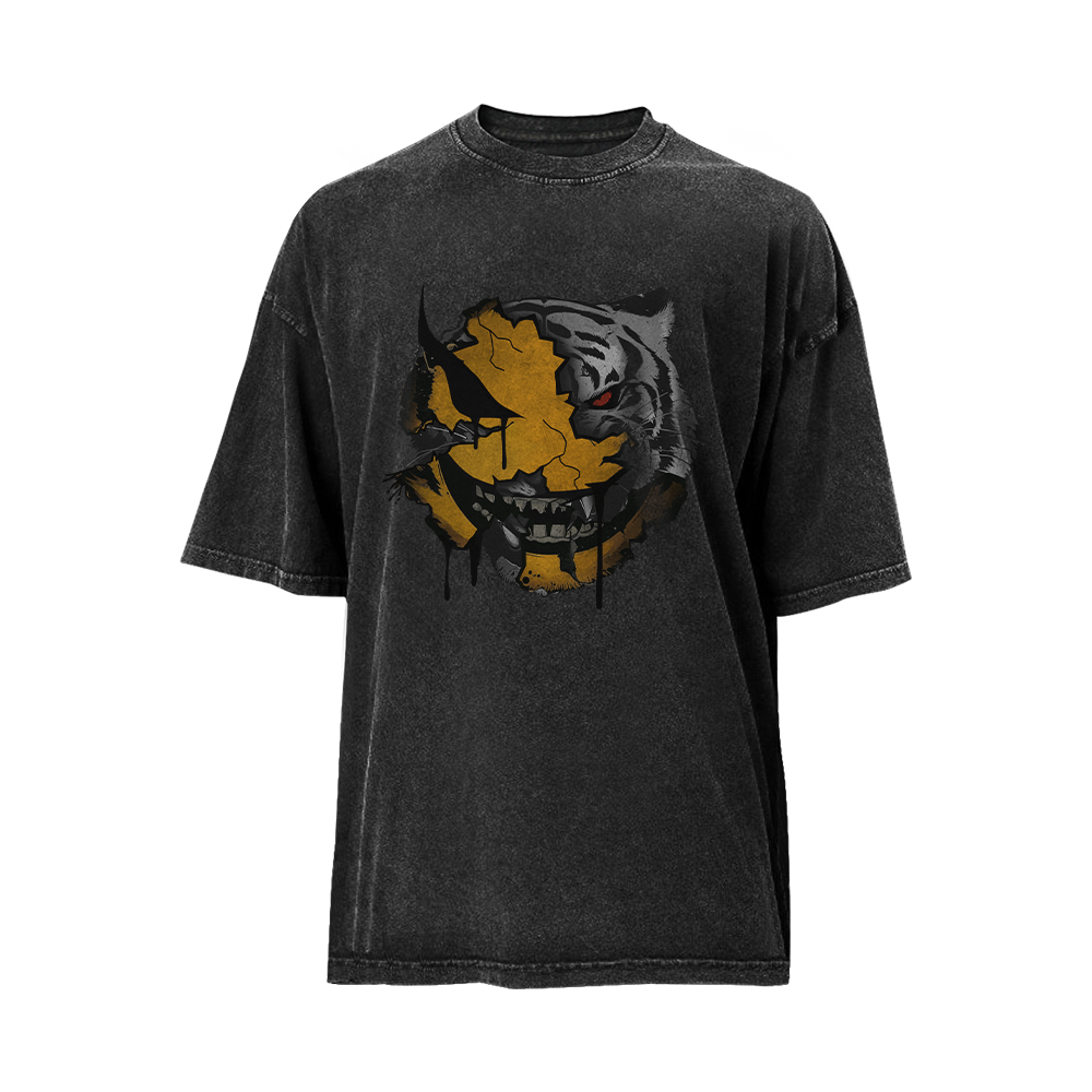 Tiger Smiley Vintage T-Shirt