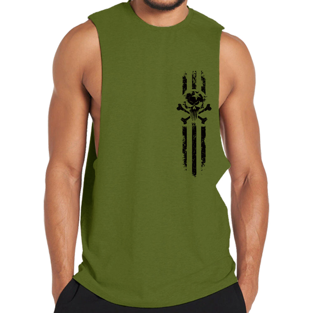 Star Skull Graphic Tank Top