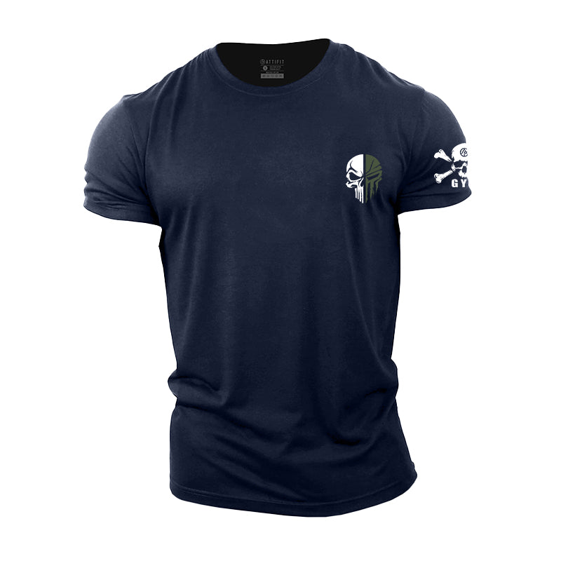 Spartan Skull Men's Fitness T-shirts