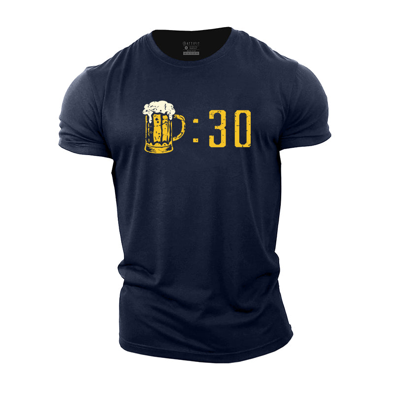Beer Thirty Print Cotton T-Shirt