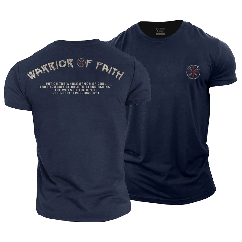 Warrior Of Faith Cotton T-Shirts