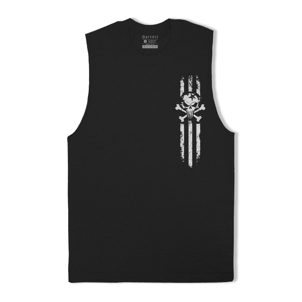 Star Skull Graphic Tank Top