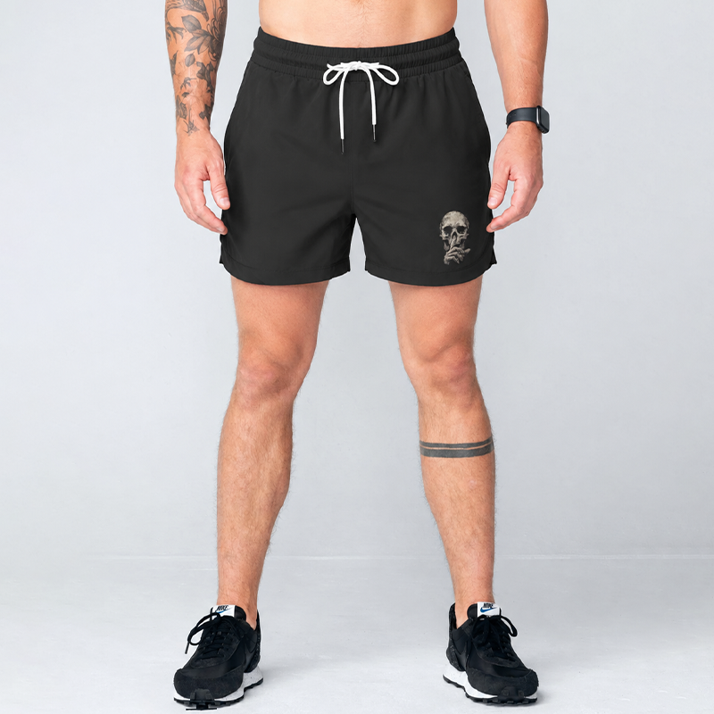 Skull 5-Inch Quick-Dry Shorts