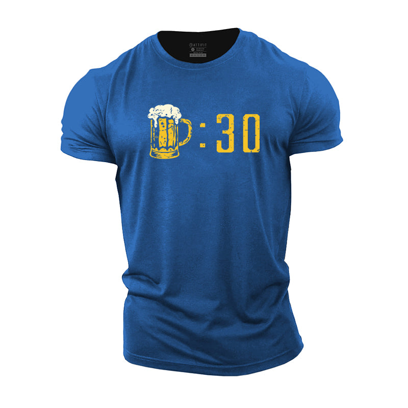 Beer Thirty Print Cotton T-Shirt