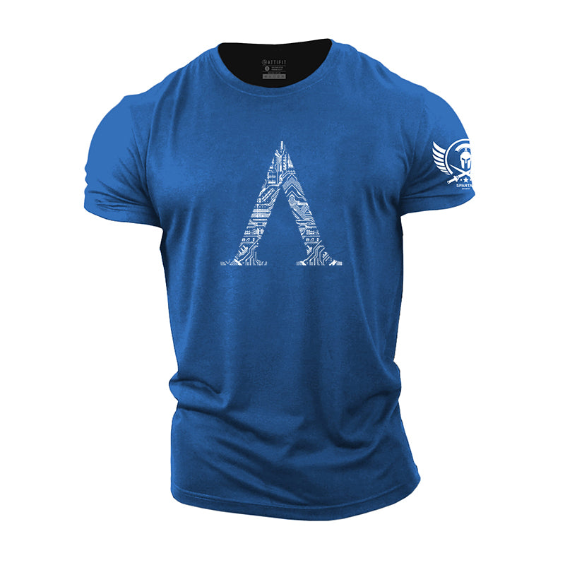 Spartan 'A' Shield Cotton T-Shirt