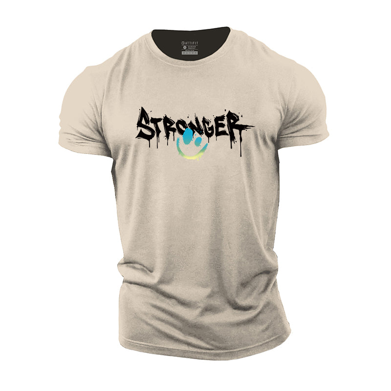 Stronger Graphic Men's Fitness T-shirts