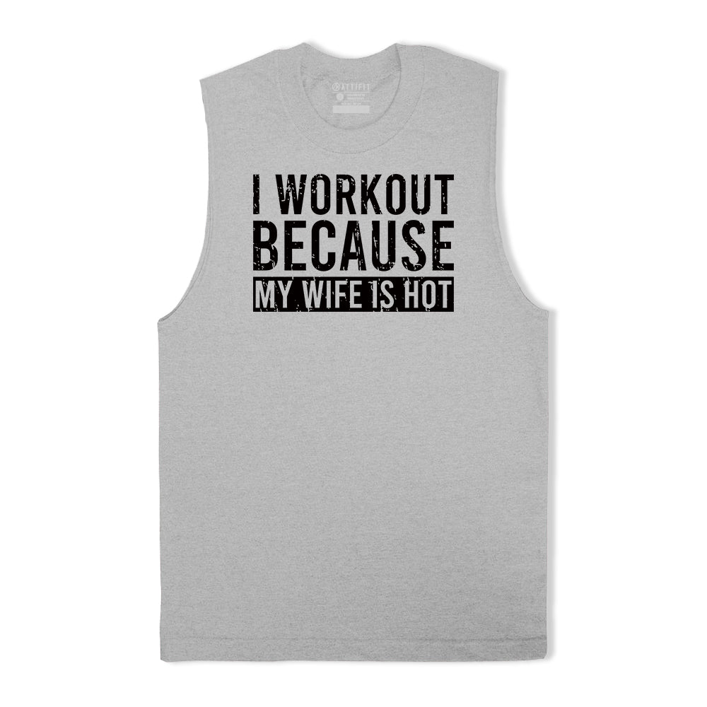 I Workout Graphic Tank Top