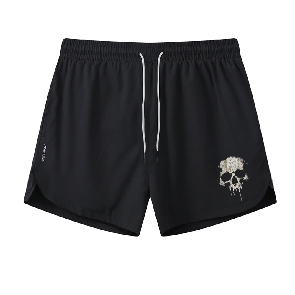 Void Skull Athletic Quick-Dry Shorts