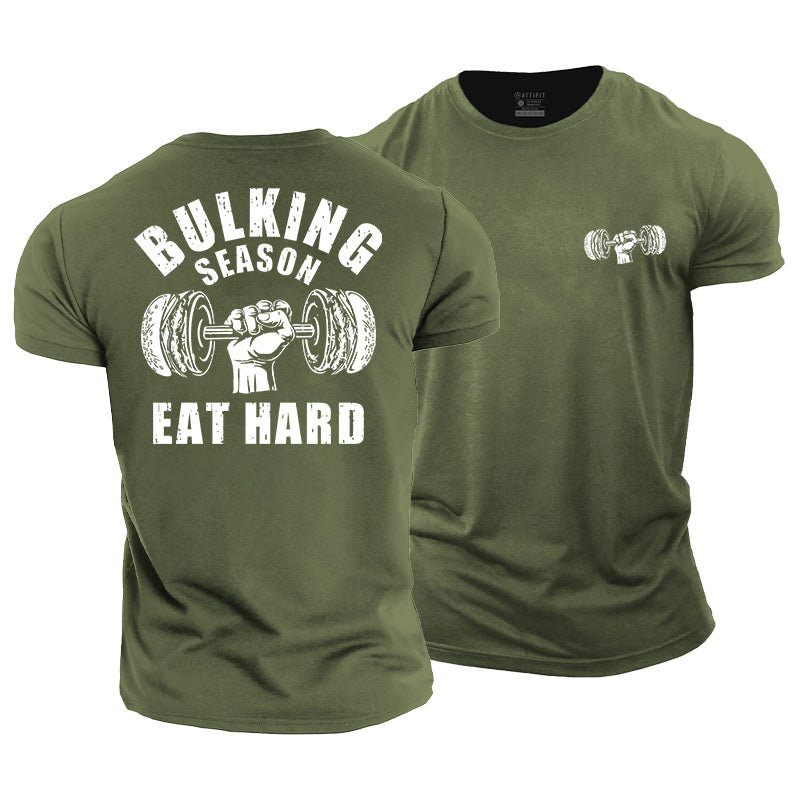 Bulking Season Graphic Men's Cotton T-Shirt