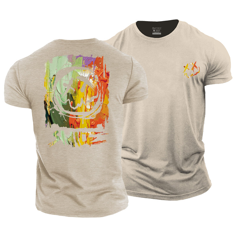Oil Painting Cotton T-Shirt