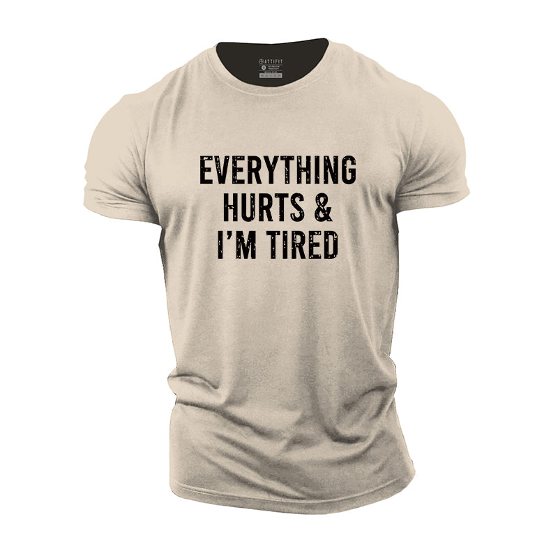 I'm Tired Graphic Cotton T-Shirt
