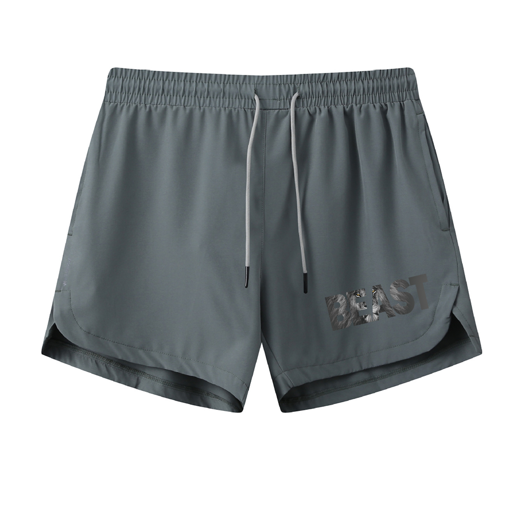 Lion Beast Athletic Quick-Dry Shorts