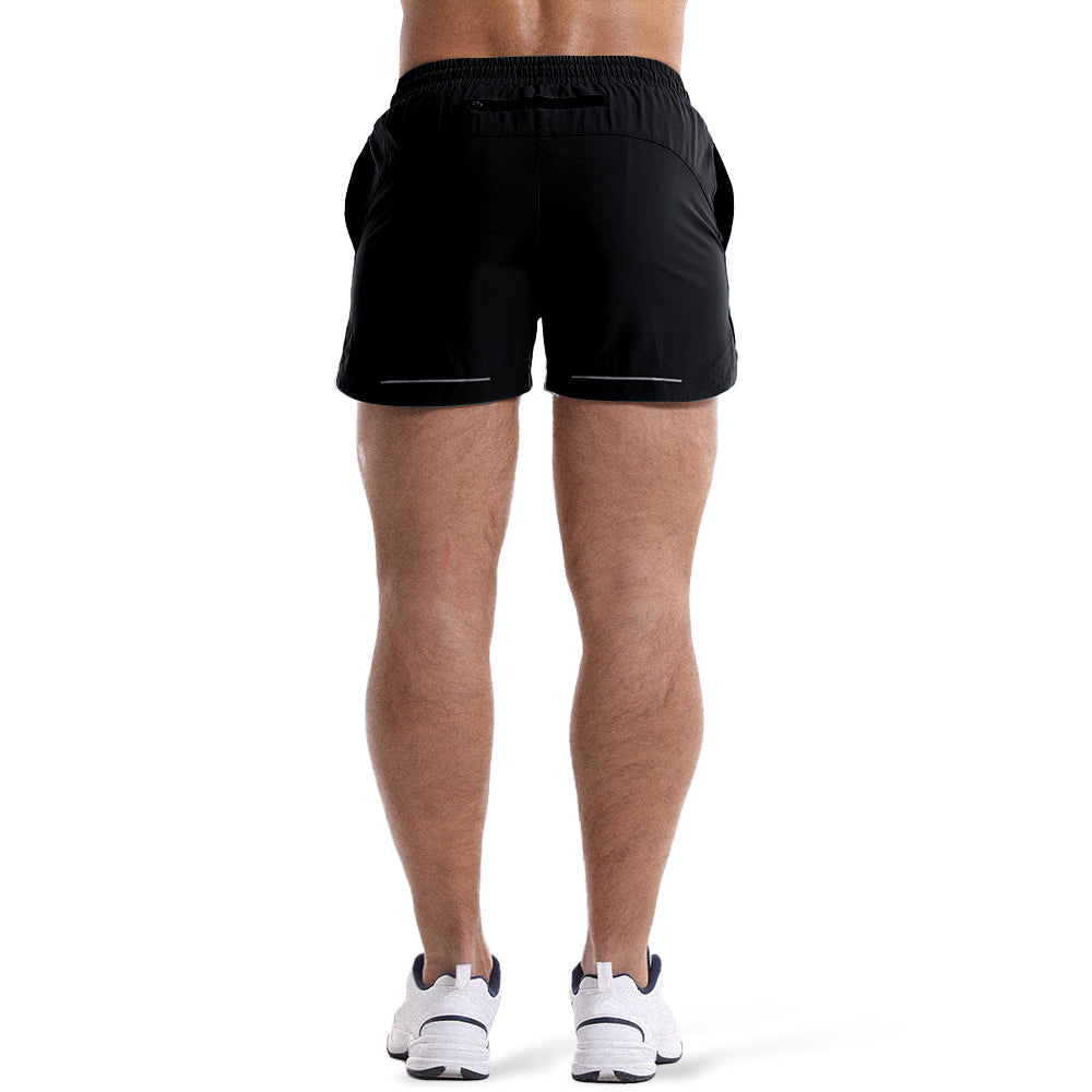 Men's Quick Dry Lightweight Workout Shorts - Black