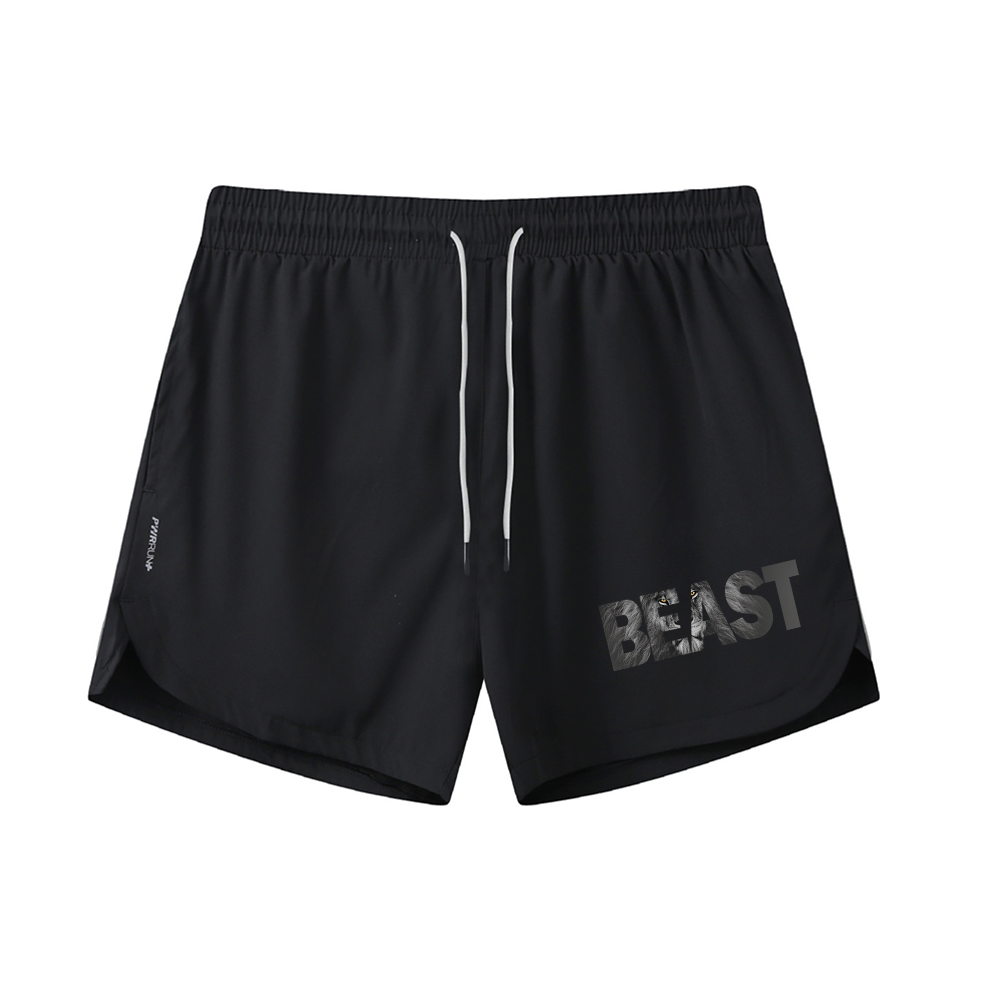 Lion Beast Athletic Quick-Dry Shorts