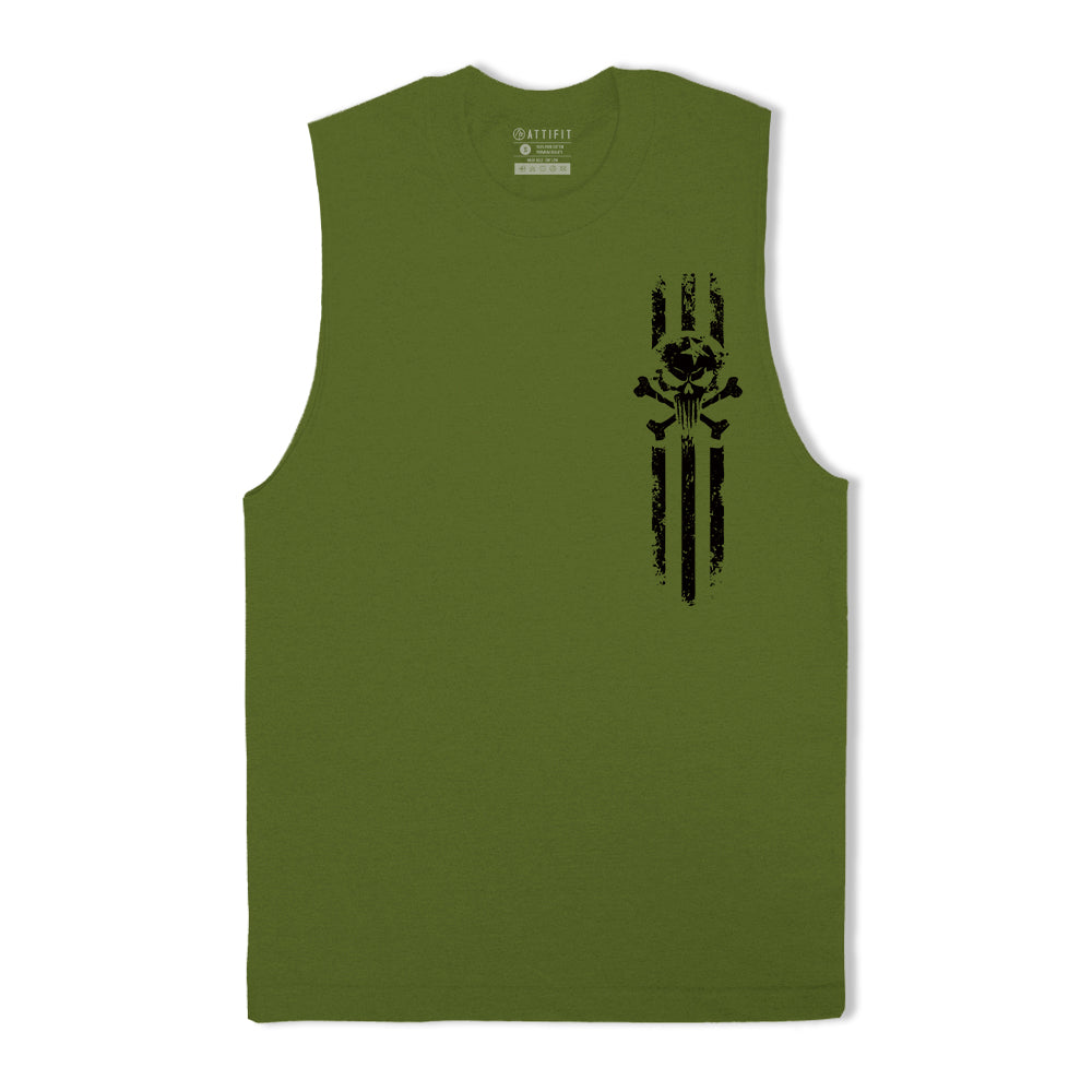 Star Skull Graphic Tank Top