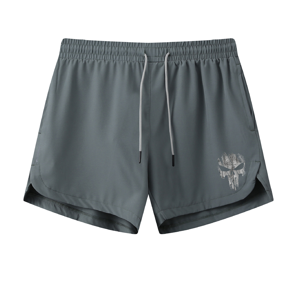 Bark Skeleton Athletic Quick-Dry Shorts