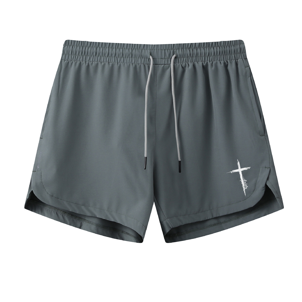 Faith Cross Athletic Quick-Dry Shorts